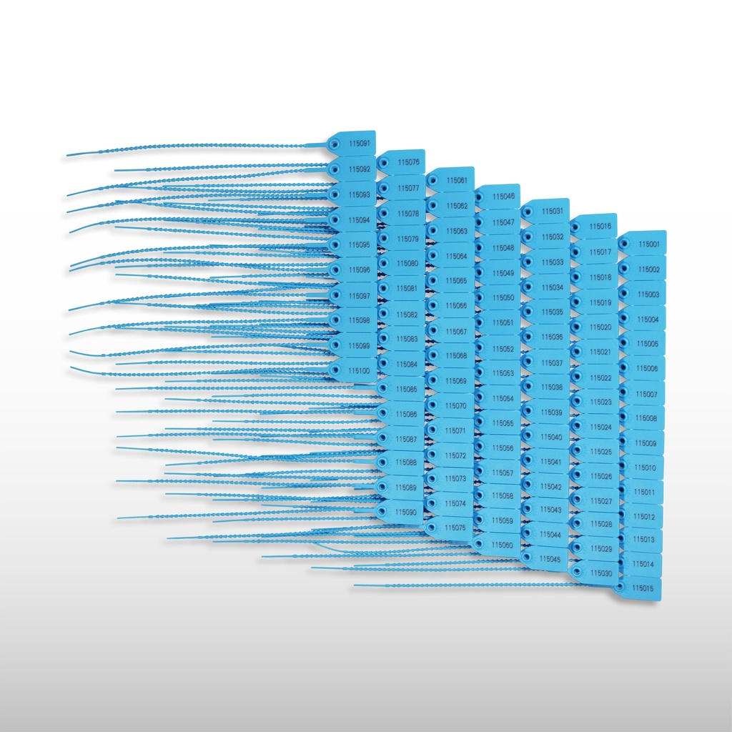 Candado Foliado Para Carro Rojo 100 pzs Azul