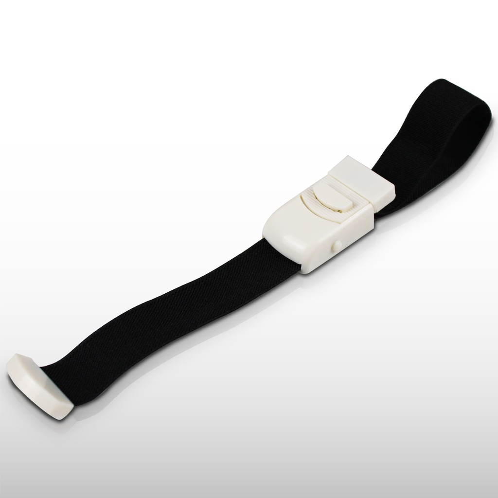 Torniquete Elástico Ligadura IV Enfermería F14 Negro