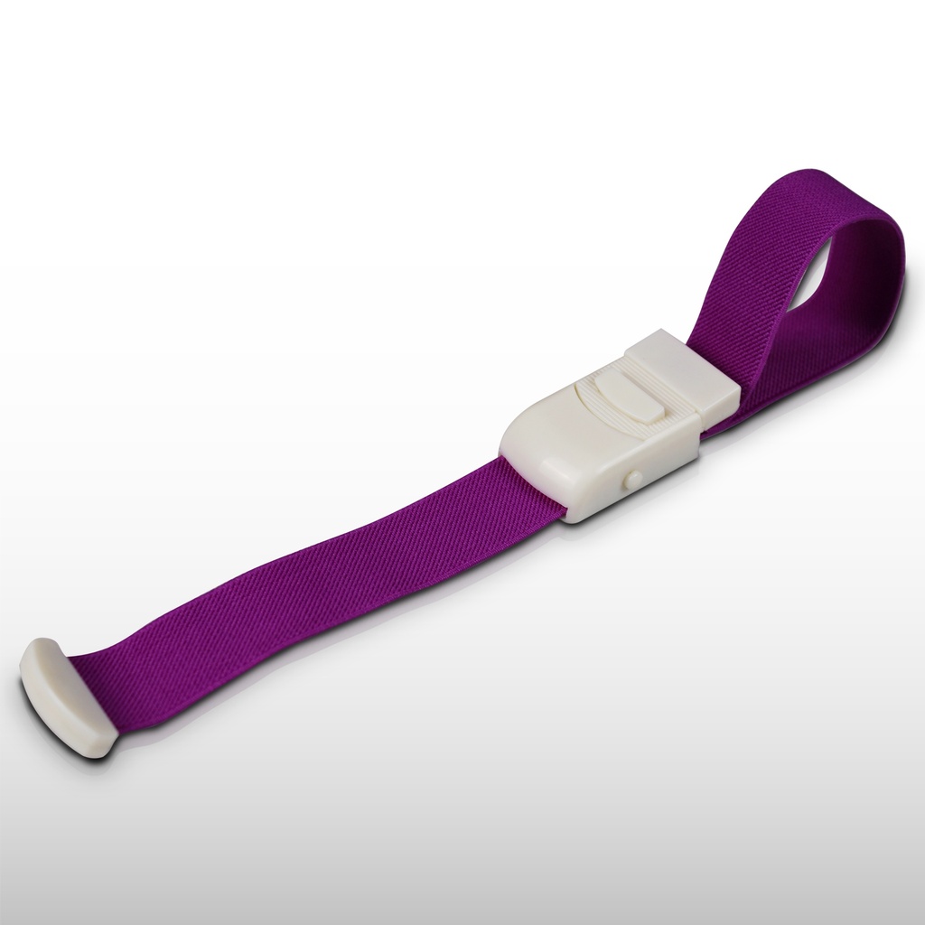 Torniquete Elástico Ligadura IV Enfermería F14 Morado