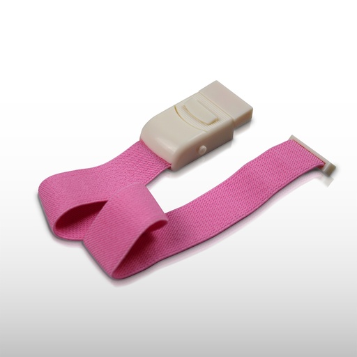 [TOR009] Torniquete Elástico Ligadura IV Enfermería F14 Rosa